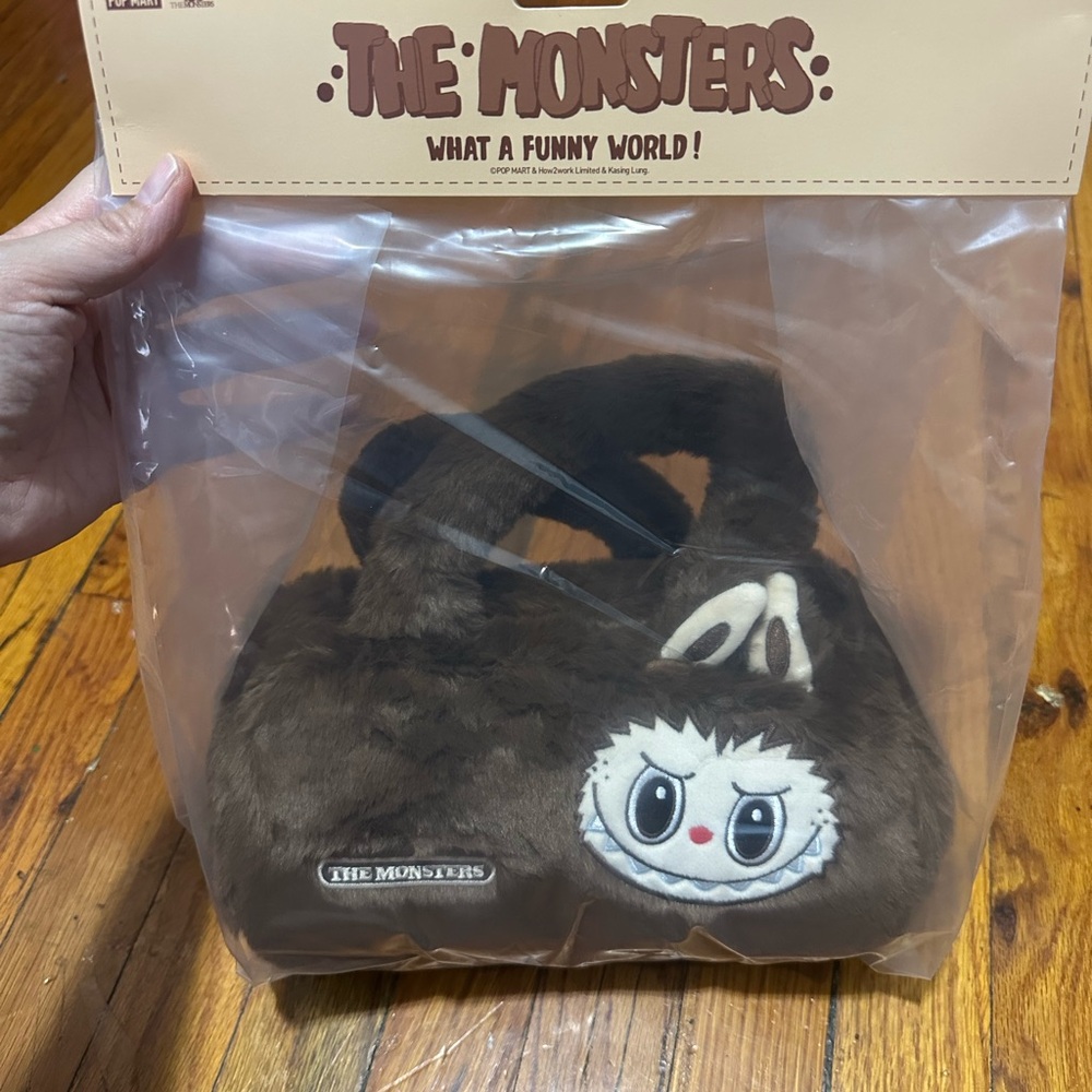 Popmart Labubu Brown Crossbody Bag
